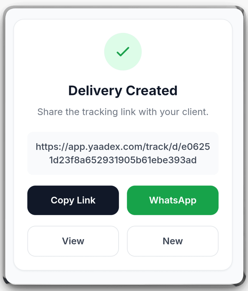 Assisted order created for restaurant