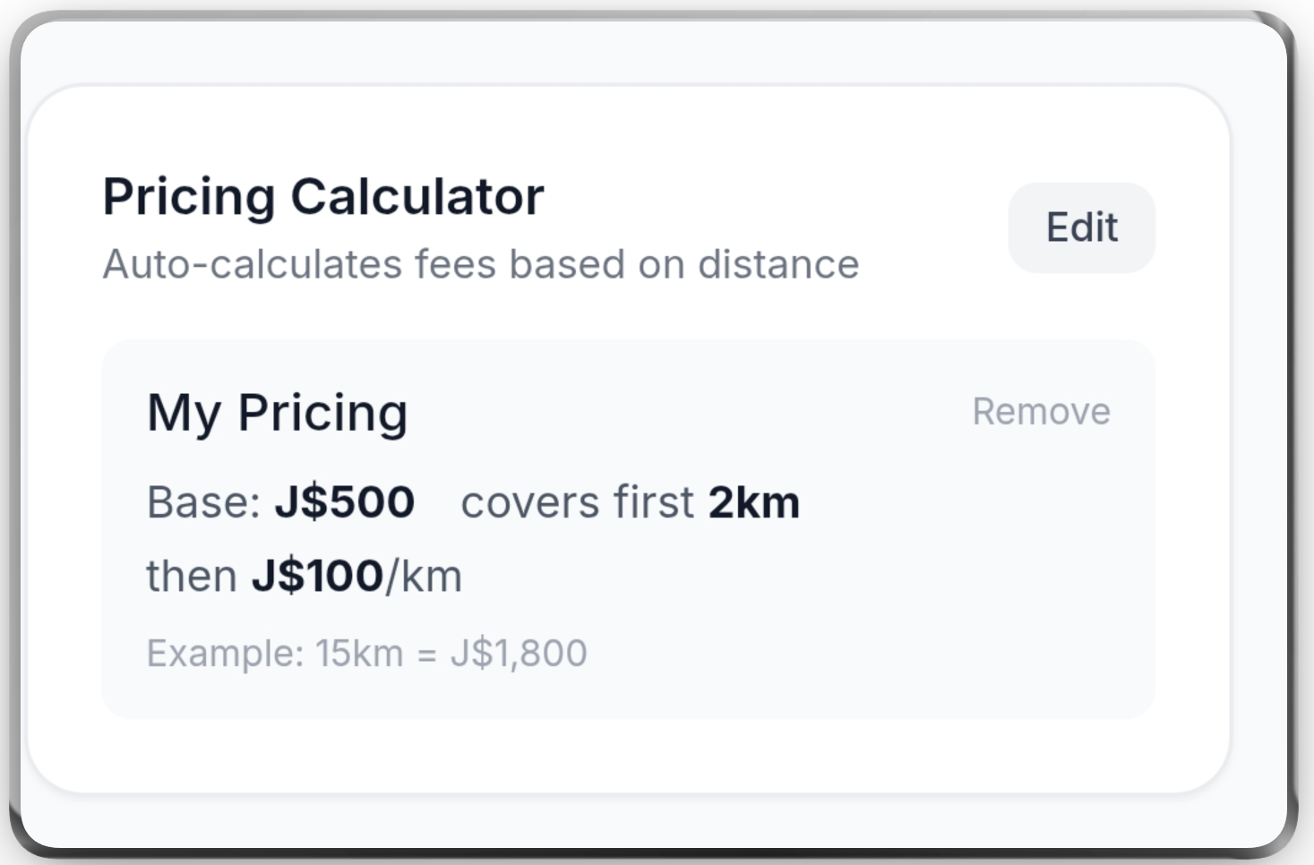 Automated pricing